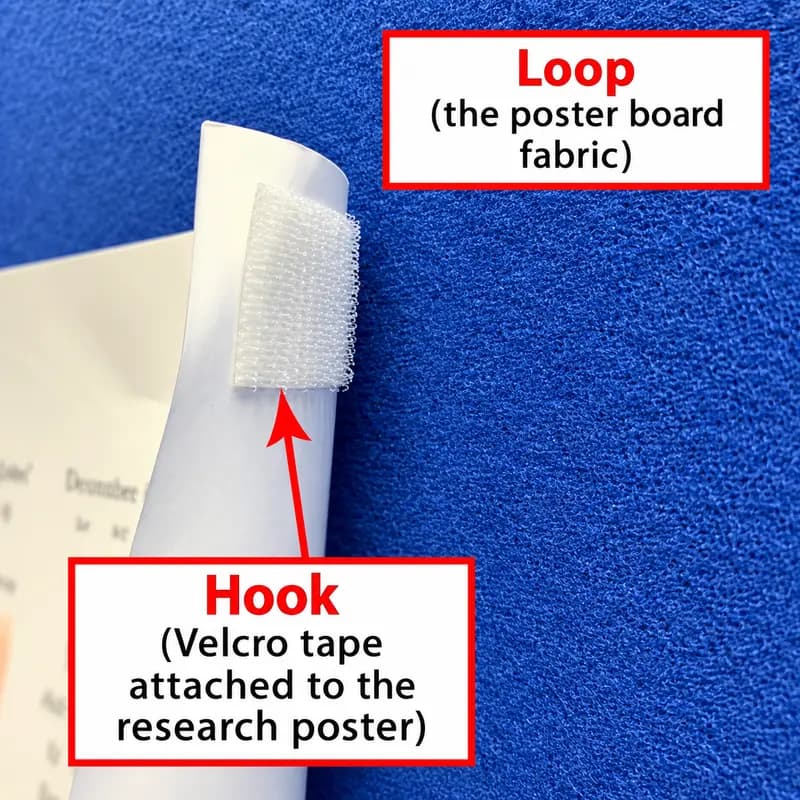 Velcro Loop Fabric Surface Close-up