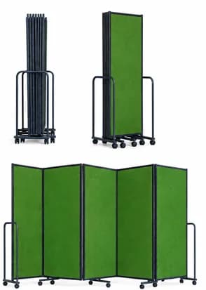 Lambo Panel Mobile Room Divider Accordion Partition
