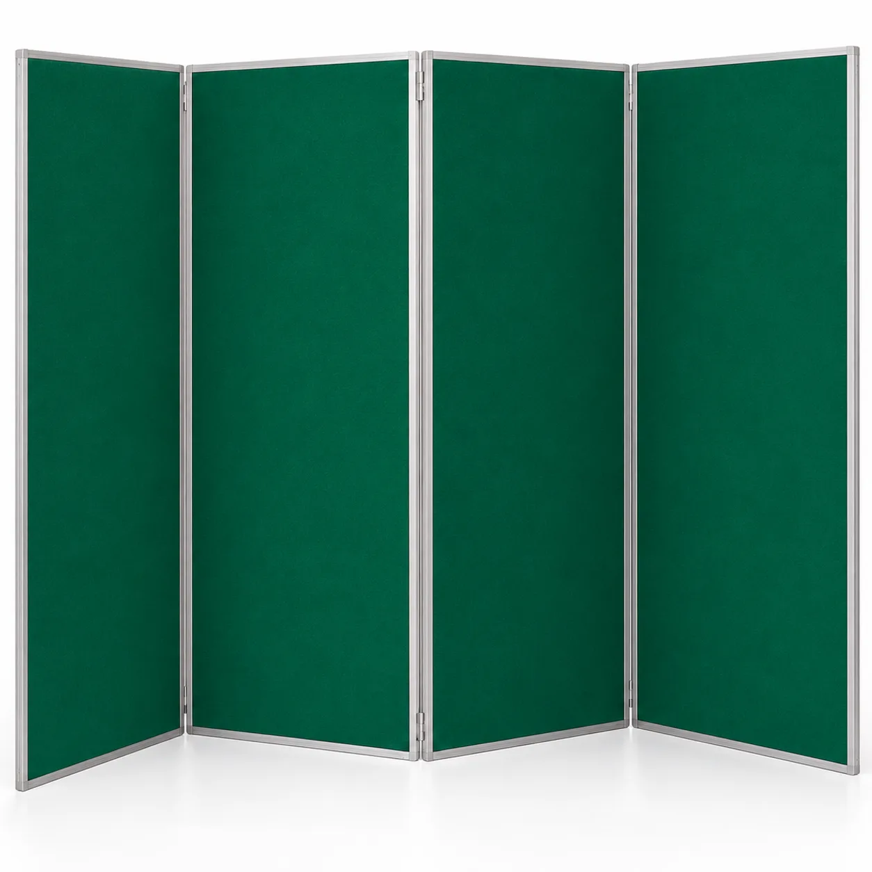Velvet Green 4-Panel Full-Height large folding display board
